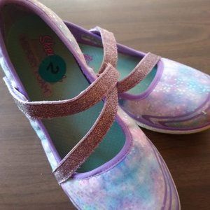 Skechers rainbows & sequins shoes (little girl 2)